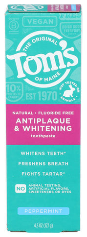 Toothpaste Whtng Pepprmn - 4.5 OZ (Case of 1)