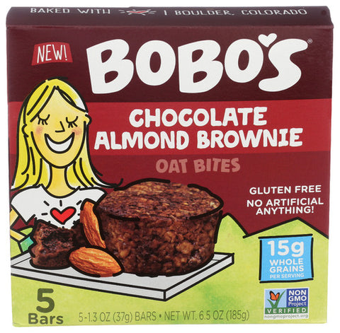 Bites Choco Alm Brwnie - 6.5 OZ (Case of 6)