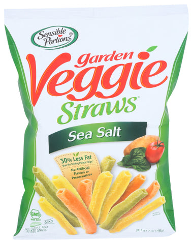 Straw Veggie Seaslt - 7 OZ (Case of 12)