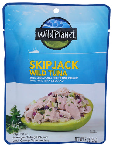 Pouch Skipjack Wild Light - 3 OZ (Case of 24)