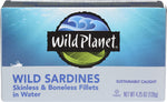 Sardines Bnls Skls Water - 4.25OZ (case of 12)