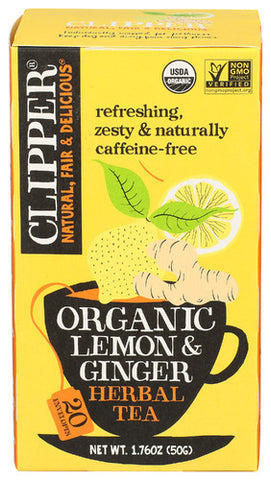 Tea Lemon Ginger Org - 1.76 OZ (Case of 6)