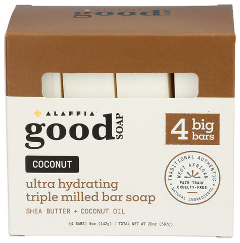 Soap Bar Coconut - 4PK (case of 1)