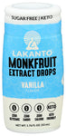 Sweetener Monk Frt Vanilla - 1.76 FO (Case of 6)