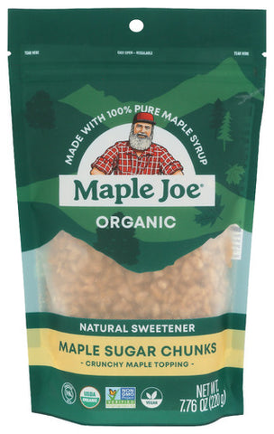 Chunks Maple Sugar Org - 7.76 OZ (Case of 12)