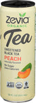 Tea Black Peach Org - 12 OZ (Case of 12)