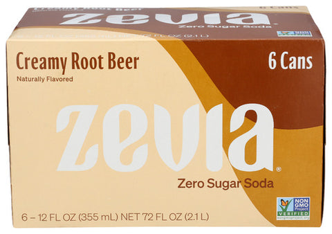 Soda Zero Crmy Rt Br 6Pk - 72FO (case of 4)