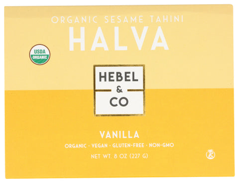 Halva Vanilla Organic - 8 OZ (Case of 12)