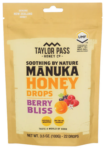 Drops Honey Manuka Berry - 3.52 OZ (Case of 10)