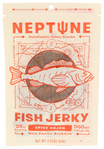 JERKY FISH SPICY CAJUN - 2.25 OZ (Case of 10)