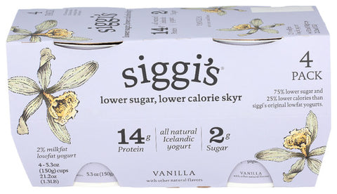 Yogurt Vanilla Low Cal - 21.2 OZ (Case of 4)