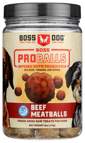 Meatballs Beef Freeze Dry - 6 OZ (Case of 1)