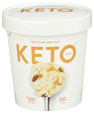 Ice Cream Butter Pecan - 1 PT (Case of 8)