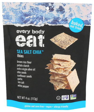 Thins Sea Salt Chia - 4OZ (case of 6)