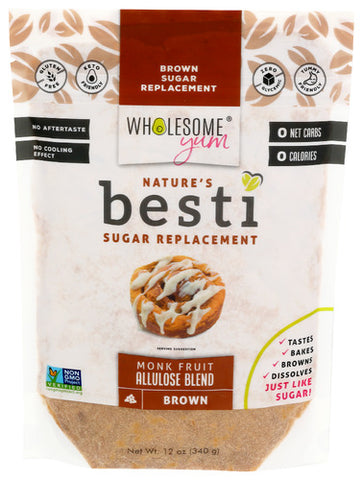 Sugar Repl Brown Besti - 12 OZ (Case of 8)