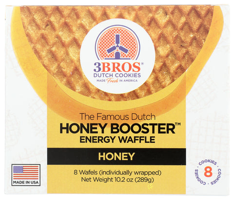 Waffle Honey Booster 8Pc - 10.2 OZ (Case of 8)