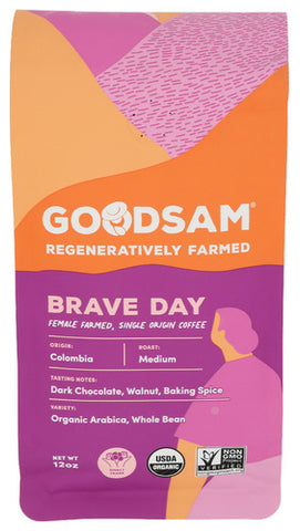 Coffee Wb Brave Day Med - 12 OZ (Case of 6)