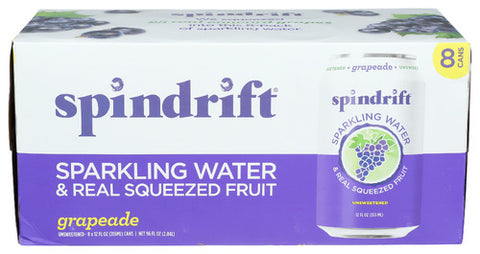 Water Sprk Grapeade 8Pk - 96 OZ (Case of 3)