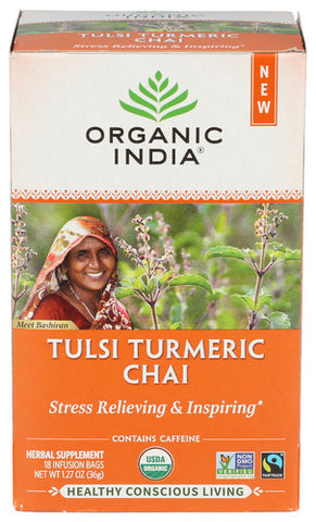 Tea Turmeric Chai - 18 BG (Case of 1)