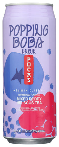 Tea Boba Mixed Berry - 490 ML (Case of 24)