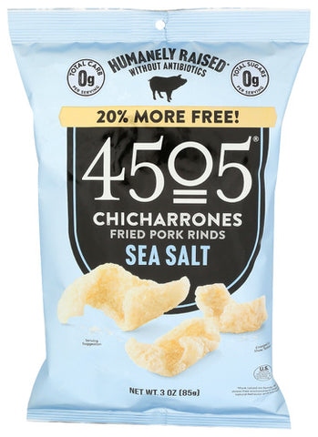 Pork Rinds Sea Salt - 3 OZ (Case of 12)