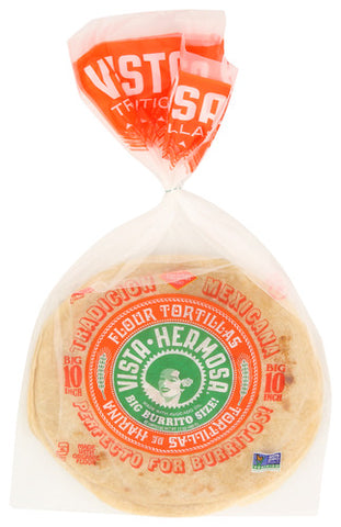 Tortillas Flour 10 In - 17 OZ (Case of 6)