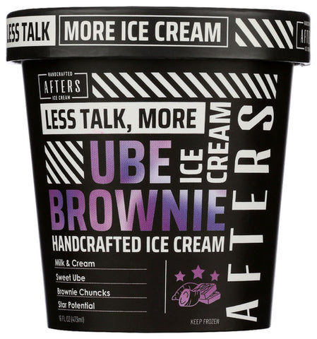 Ice Crm Ube Brownie - 16 OZ (Case of 8)