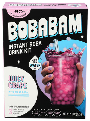 Boba Kit Juicy Grape - 9 OZ (Case of 6)