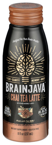 Brainjava Chai Tea Rtd - 8 FO (Case of 4)