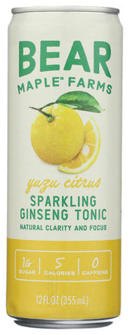 Tonic Gnseng Yuzu Citrus - 12 FO (Case of 12)