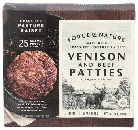 Patties Venison Beef Burgr - 10 OZ (Case of 12)