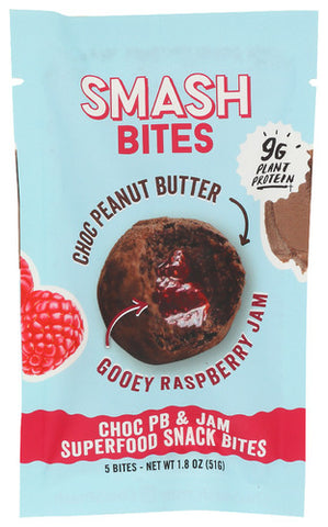 Snack Bites Choc Pb Rasp - 1.8 OZ (Case of 8)