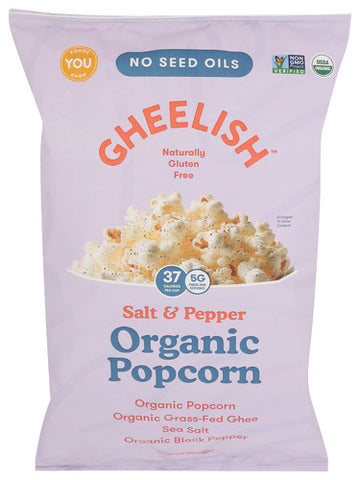 Popcorn Salt Pepper Org - 4 OZ (Case of 12)