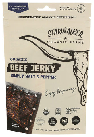 Jerky Beef Salt & Pepper - 3 OZ (Case of 8)