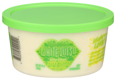 Queso White W Chils Grn - 12 OZ (Case of 12)