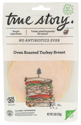 Turkey Breast Oven Rstd - 6 OZ (Case of 12)