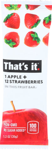 Bar Fruit Apple Strwbrry - 1.2 OZ (Case of 12)