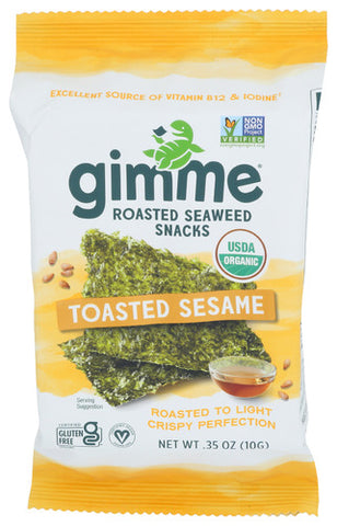 Seaweed Snk Rstd Ssme Org - 0.35OZ (case of 12)