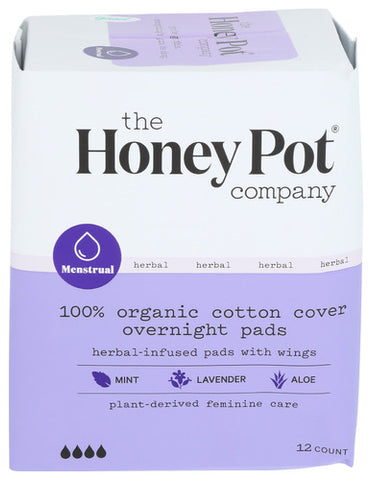 PADS OVERNIGHT LAVENDER - 12 EA (Case of 1)