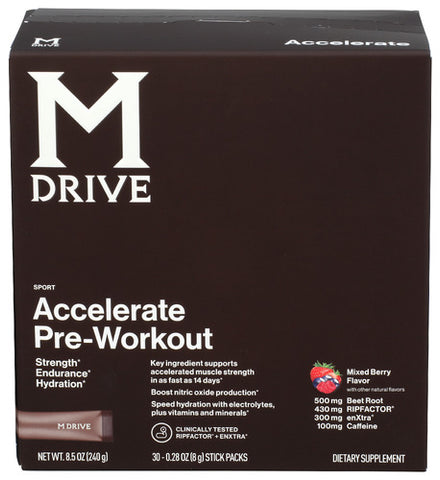 Preworkout Berry 30Pkt - 8.5 OZ (Case of 1)