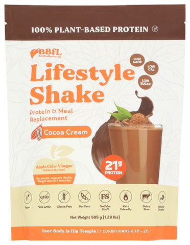 Plant Protein Pwdr Choc - 1.28 LB (Case of 6)