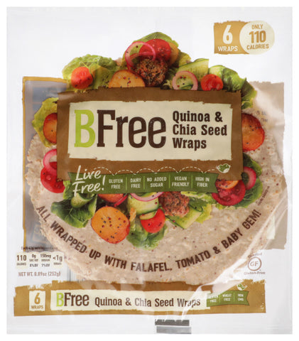 Wrap Quinoa Chia 9In 6Pk - 8.9 OZ (Case of 12)