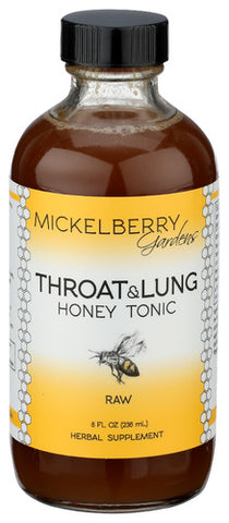 Tonic Throat Lung Honey - 8 FO (Case of 1)