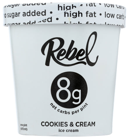 Ice Cream Cookies N Cream - 1 PT (Case of 8)