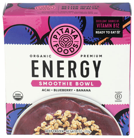 Bowl Smthie Orgnc Energy - 6 OZ (Case of 6)