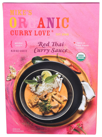 Sauce Red Thai Curry Org - 8.8 OZ (Case of 6)