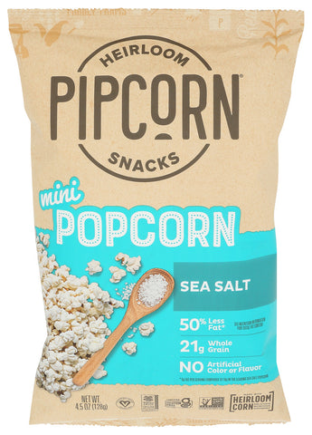 Popcorn Mini Sea Salt - 4.5 OZ (Case of 12)