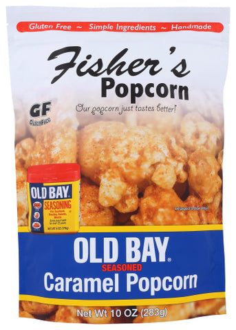 Popcorn Crml W Old Bay - 10 OZ (Case of 12)