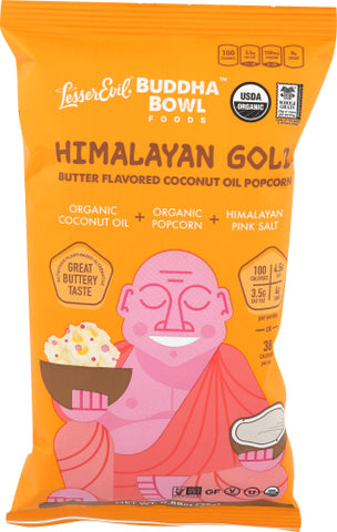 Popcorn Bag Hmlyn Gld Org - 0.88 OZ (Case of 18)