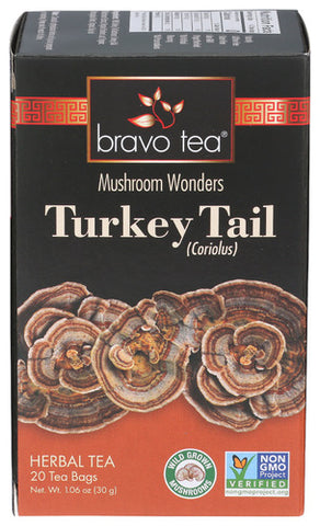 Tea Turkey Tail 20Pc - 1.06 OZ (Case of 1)